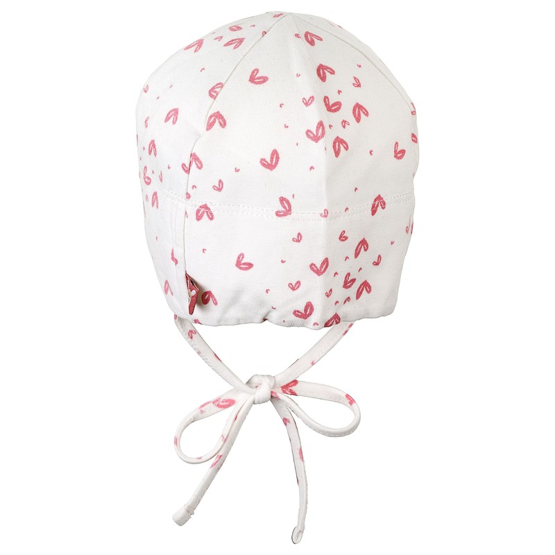 Sterntaler Girls' GOTS Beanie Hat, Baby Hat, Ecru, 35