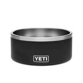 YETI Boomer 8, Stainless Steel, Non-Slip Dog Bowl, Holds 64 Ounces, Black