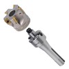 Jerax tools R8 Shank Shell Face Mill Arbor Adapter Holder,