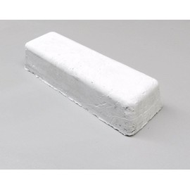 White Luster Polishing Compound Buffing Rouge 1 Large Bar Jewelers Polish Metals Made in USA