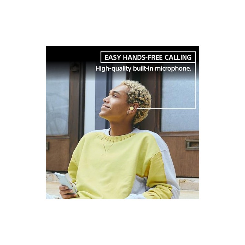 Audífonos Inalámbricos Sony WF-C510 Amarillo, Compactos y Ligeros