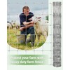 Hipicute Farm Fence, 4ft x 164ft Heavy Duty Galvanized Cattle