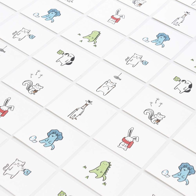 Monolike Message Cards, Mini Cards, Buddy Version 2, Message Card,