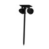 Solar Projection Light Human Body Induction 2‑Color Solar Lawn Lamp