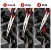 11-Inch Long Nose Pliers – Bent Handle Tool with 5