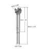 sourcing map Forstner Drill Bits 15mm, Tungsten Carbide Wood Hole