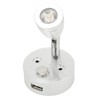10V‑30V RV Reading Light LED Spotlight Bedside Lamp 3500K Warm