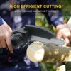 Mini Chainsaw - Brushless Motor 1000W, Electric Chainsaw Cordless with
