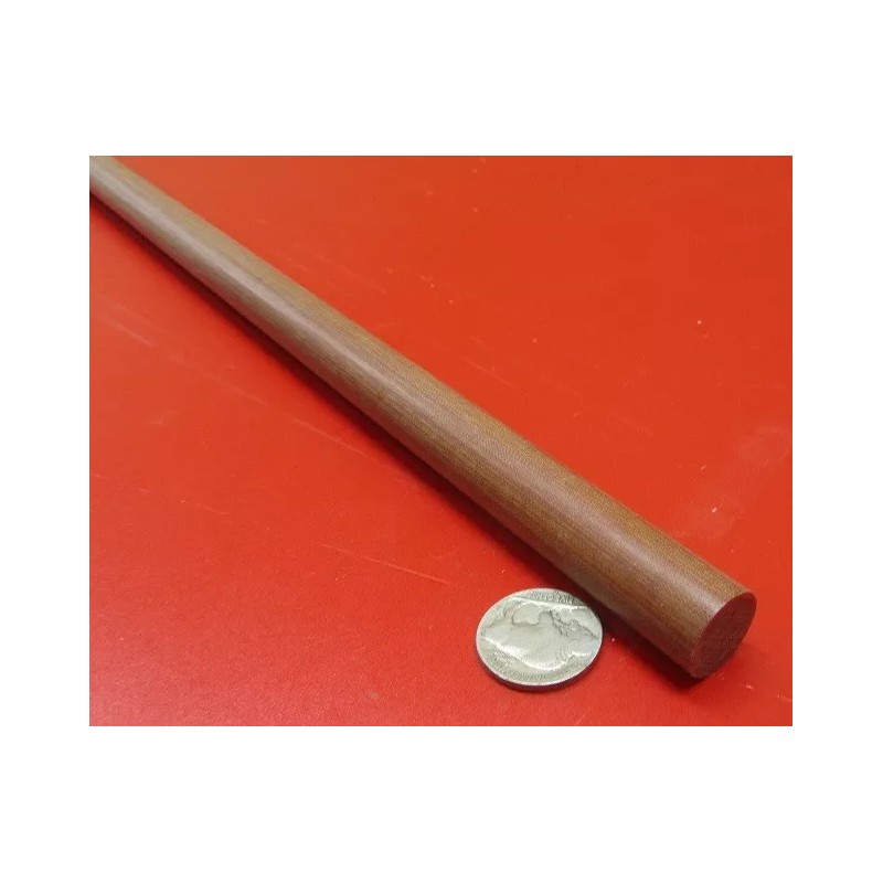 Micarta Phenolic Micarta LE Linen Rods .625" (5/8") Diameter x