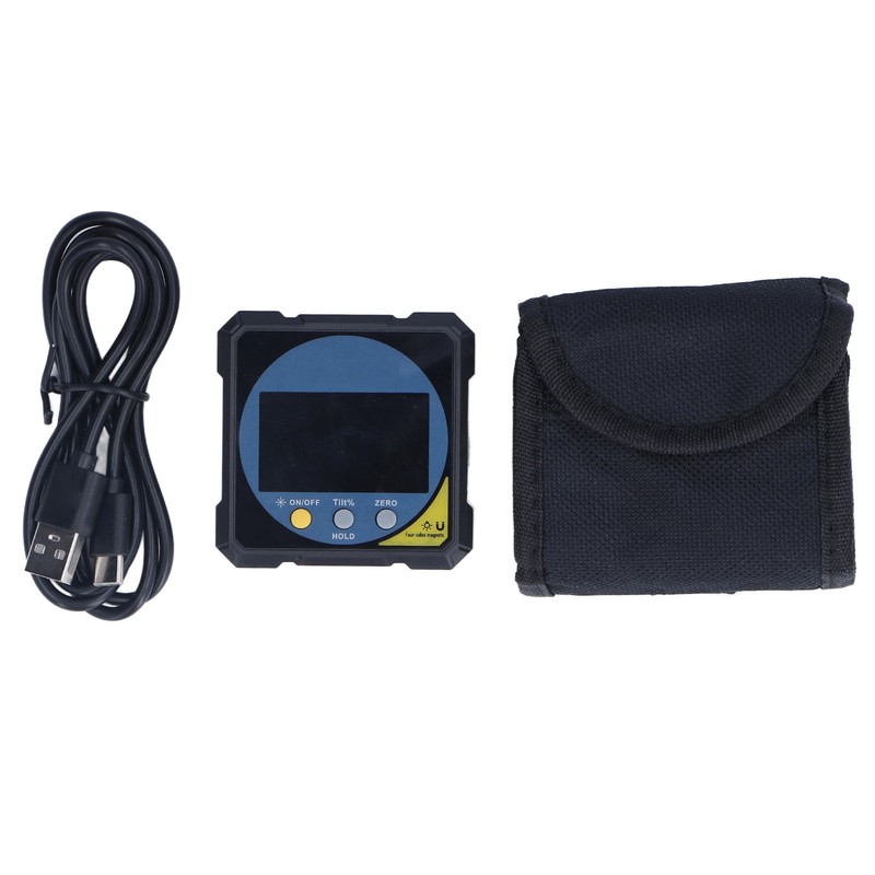 Digital Angle Finder Laser Magnetic Inclinometer Box Gauge Electronic Protractor