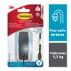 Command BATH43-MB-FESIP Bathroom Medi BATH43, Matt Black, 1 Hook 2