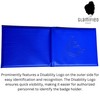 Glamified, glam Soft Leather Disabled Badge Holder Wallet Disability Parking