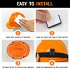 12 Pack Hard Hat Light Clips for Headlamp, Hardhat Light