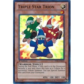 Yu-Gi-Oh! - Triple Star Trion (ZTIN-EN019) - 2013 Zexal Collection Tin - 1st Edition - Super Rare