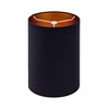 Wellmet BlackGold 6"x 6"x10" Lampshade, No Assembly Required, Classic Modern