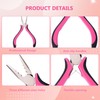 3Pcs Professional Nano Hair Extension Tools,Hair Extension Pliers Kit Includes