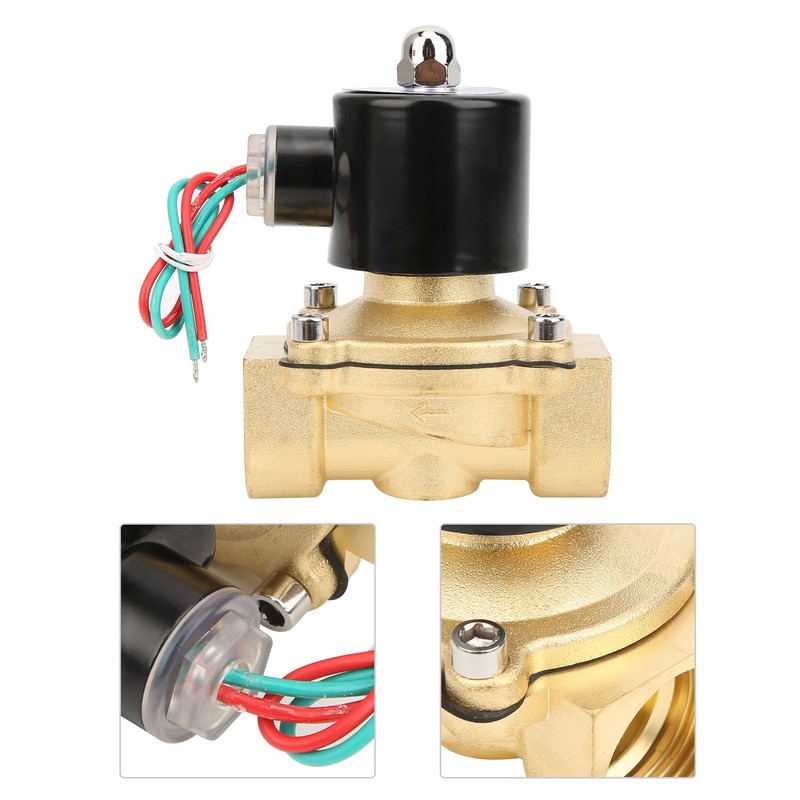 G1 Inch Brass Valve Water Pressure Mechanical Normal Closed Direct