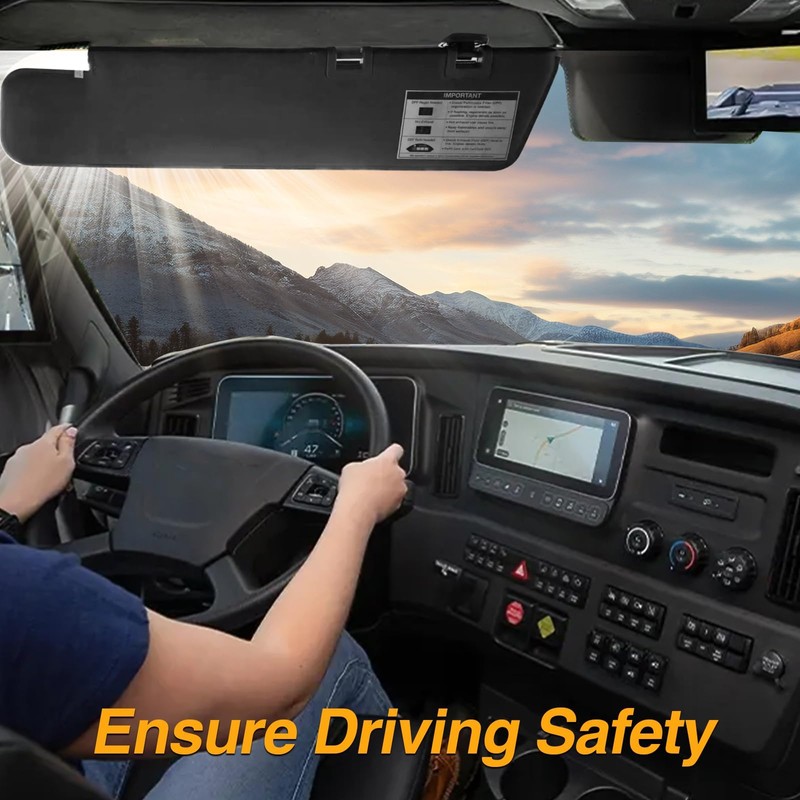 FUSCH 2PCS Sun Visor Retainer Clips Compatible with Freightliner Cascadia