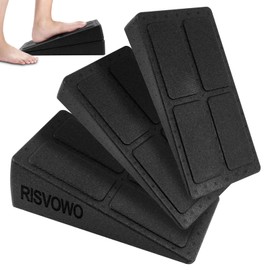 Calf Stretcher, RISVOWO Knee Pad Set of 3, Calf Trainer Wedge, Calf Stretcher for Foot, Leg, Mobilisation Wedge for Stretching Leg Stretcher