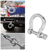 Axigundaone 24Pcs D Ring Shackles 1/4 Inch, Stainless Steel Clevis
