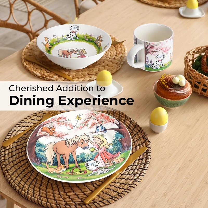 MIAMIO – Set of 3 Kids Dinnerware Set/Children Dishes, Kids