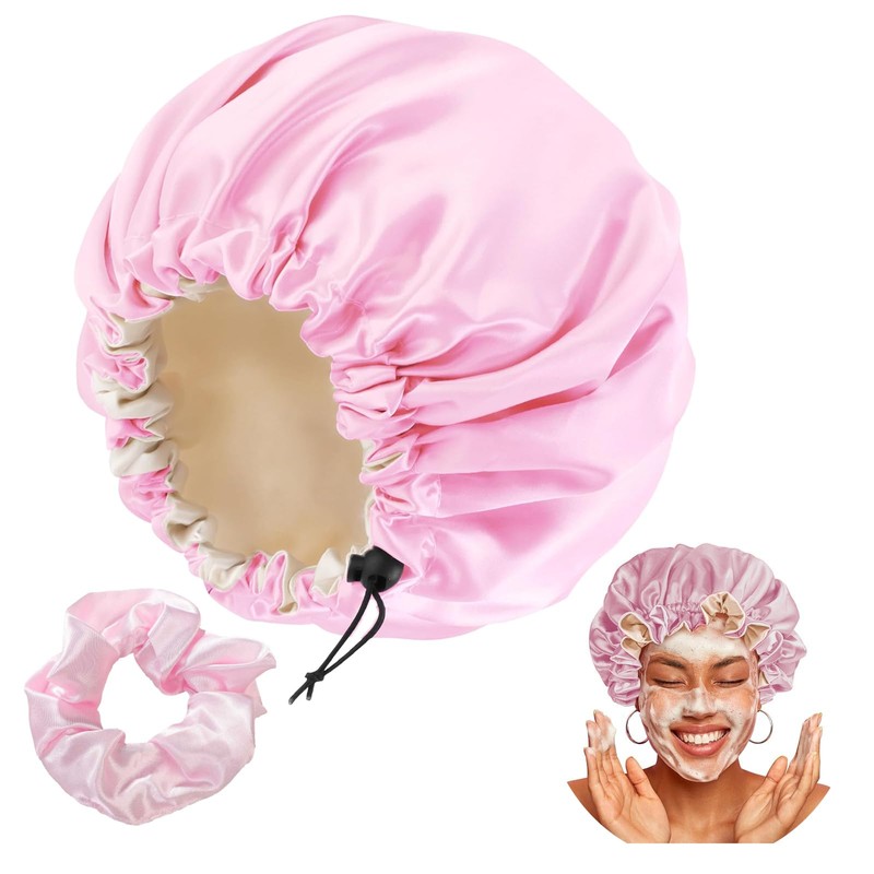 Gorro de Satén Suave,Gorro de Dormir de Sedoso de Doble