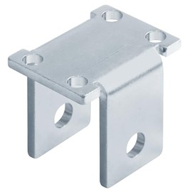 eoere 4 PCS Bolt on Front Leaf Spring Hanger 4 Hole for Boat Trailer Double Eye Leaf Springs