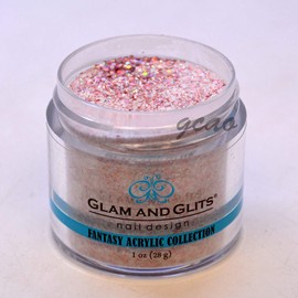 Glam Glits 1 oz Acrylic Powder – Pink Delight FA529 for Smooth, Durable Nail Enhancement