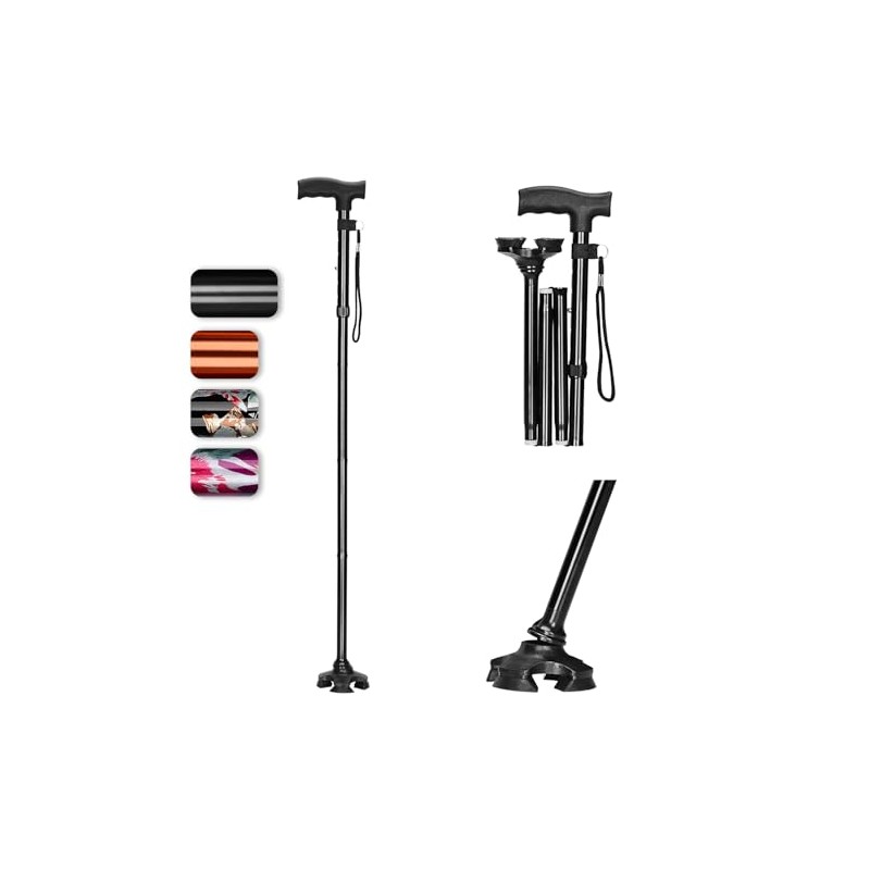 supregear Walking Cane for Men and Women - Foldable, Adjustable,
