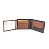 McLean Genuine Leather Wallet with RFID NFC Protection Cowhide Black