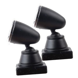 Operitacx 2 Stück Miniatur Spotlight Modell für Eisenbahn und Sandtisch BAU Modell Grün Realistisches Miniatur Design für Kreative Dekoration und Fotografie