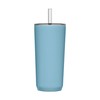 CamelBak Stainless Steel Vacuum Insulated Straw Tumbler, Dusk Blue, 600