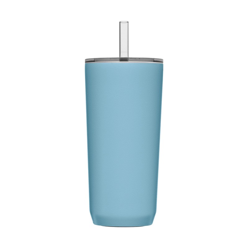 CamelBak Stainless Steel Vacuum Insulated Straw Tumbler, Dusk Blue, 600