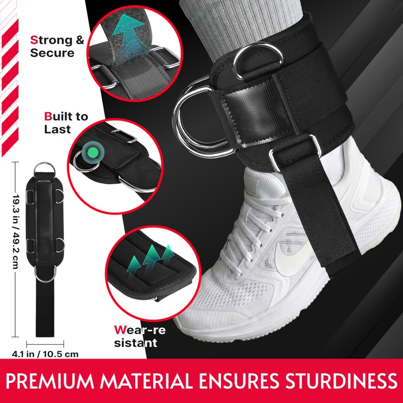 Crostice Ankle Strap Compatible with Tonal Machine, Kick Back Ankle
