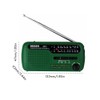 Portable Hand Cranked AM/FM Solar Radio Elderly Emergency Radio