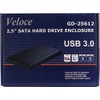 INTER TECH 88884055 Case Veloce GD 35612 3.5 HDD, USB