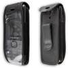 caseroxx Leather-Case with belt clip for Swisstone SC560 made of