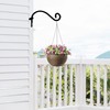 Hourleey 2 Pack Plant Hanger Outdoor, 8 Inch Heavy-Duty Hanging
