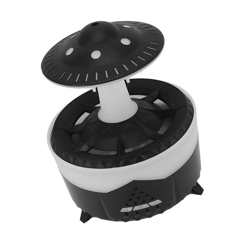 UFO Raindrop Humidifier with Colorful Lights Remote Control Timing Humidifier
