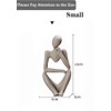 Heatunk Sandstone Resin Thinker Style Abstract Sculpture Statue - Collectible