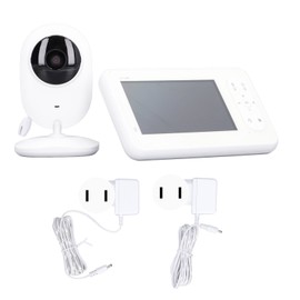 Baby Camera Monitor Two Way Speaking Night Vision Smart Video Monitor with Temperature Measure ​100‑240V US Plug