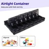 Weekly Pill Organizer, 2 times a day easy to fill