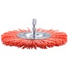 kwb Nylon Disc Brush Set, 100mm, for Wood, Metal, Non-Ferrous