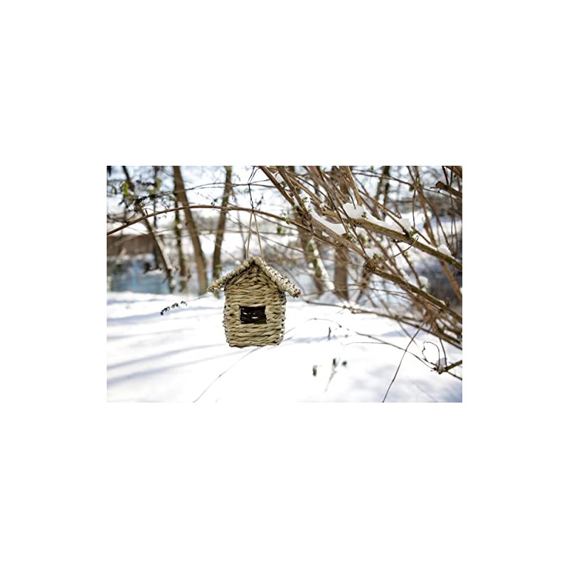 Kerbl Pet Grass House for Birds, Bird House, Bird Nest,