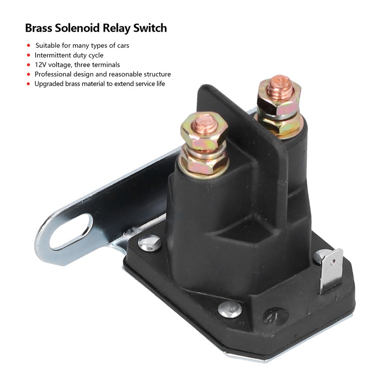 Solenoid Relay Switch ABS Brass Intermittent Working Period for Snow