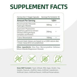 Suplemento NAD+ con ribósido de nicotinamida y resveratrol 900 mg – Apoyo antienvejecimiento para mujeres y hombres, alternativa NMN, vegano sin OMG –