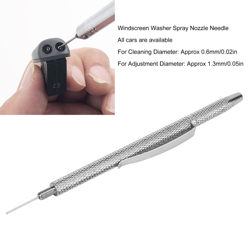 Windshield Washer Spray Nozzle Needle Cleaning Tool Dredging Needle Cleaning