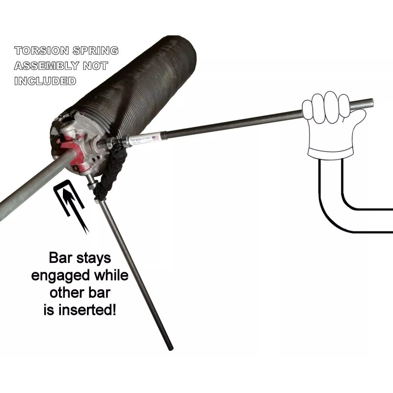 Torquewinder Garage Door Spring Winding Bars: Easier to handle &