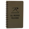 Rothco All-Weather Waterproof Notebook, Coyote Brown, 3" x 5"