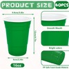 60 Pcs St. Patrick's Day Plastic Cups 16 Oz Drinking
